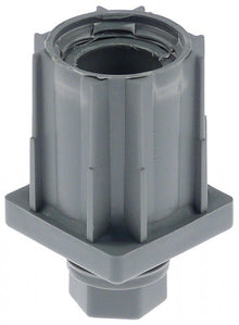 Equipment foot plastic H 23-53mm thickness 1.2-1.5mm pipe type 40x40 Qty 1pcs - 700119