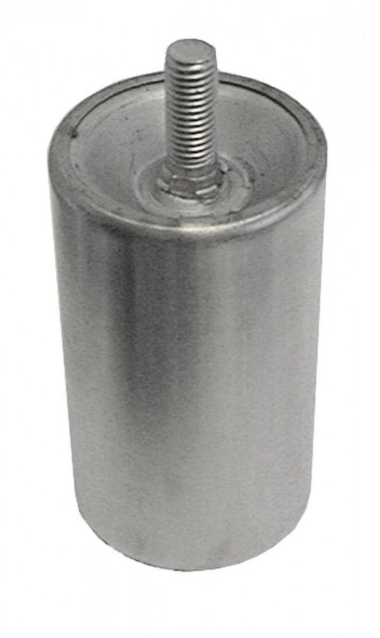Equipment foot thread M12 tube ø 64mm stainless steel H 113mm thread L 20mm Qty 1pcs - 700121