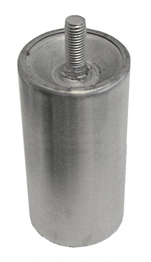 Equipment foot thread M12 tube ø 64mm stainless steel H 130mm thread L 25mm Qty 1pcs - 700122