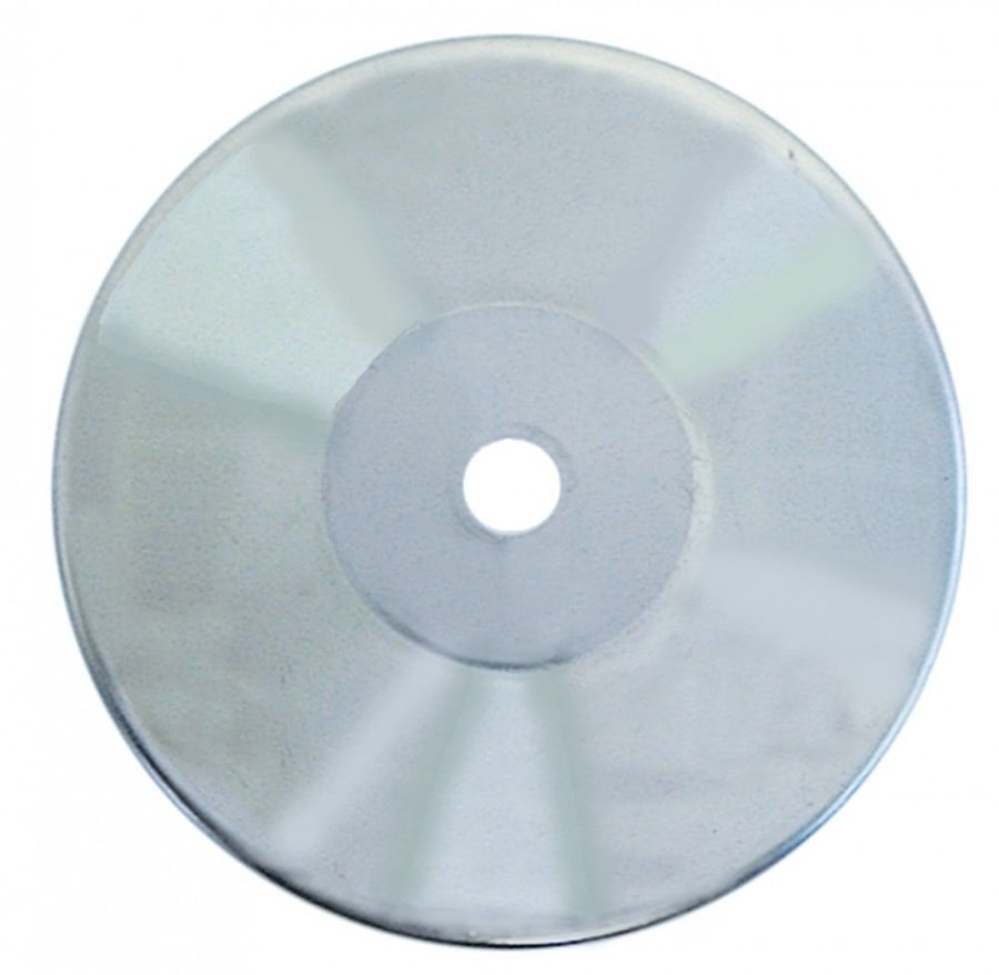 Protective plate SS ø 83mm H 11,5mm hole ø 8mm for wheel diameter 125mm - 700126
