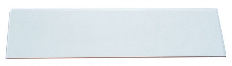 Glass panel L 415mm W 107mm thickness 4mm rectangular - 700138