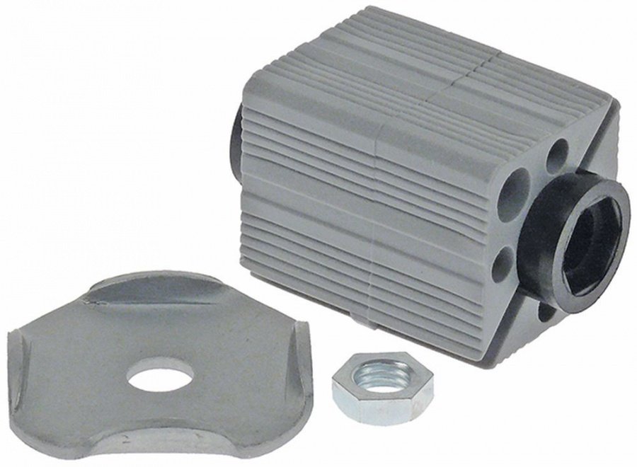 Sleeve polyamide M10x1.5 suitable for square pipes external size 37.5x37.5 - 40x40mm - 700151