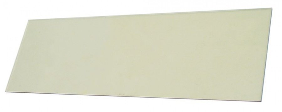 Glass panel L 410mm W 131mm thickness 4mm rectangular - 700162