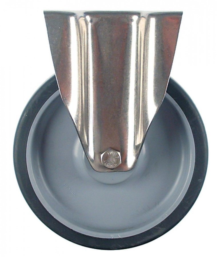 Fixed castor plates fixing 135x113mm hole distance 105x80mm H 240mm ø 200mm - 700237