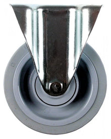 Fixed castor plate fixing hole distance 105x77mm H 200mm -20 up to +80°C ø 160mm wheel width 46mm - 700242