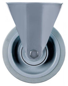 Fixed castor plate fixing hole distance 105x75mm H 200mm -20 up to +80°C ø 160mm wheel width 46mm - 700247