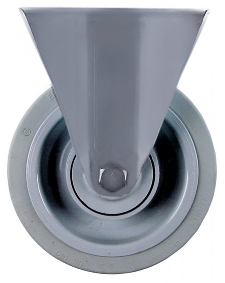  Swivel castor ø 200mm plate fixing housing stainless steel plate size 140x110mm - 700263