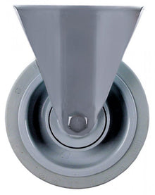 Swivel castor ø 200mm plate fixing housing stainless steel plate size 140x110mm - 700263