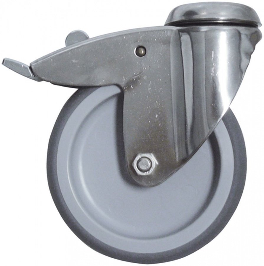 Swivel castor bolt hole H 157mm with swivel brake bolt hole ø 11mm -20 up to +60°C ø 125mm  - 700276