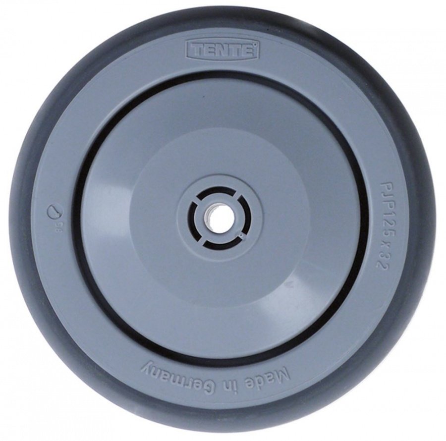 Wheel hole ø 8mm -20 up to +60°C ø 125mm wheel width 32mm wheel body polypropylene - 700279