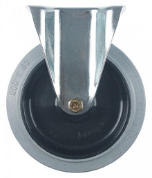  Fixed castor ø 200mm housing zinc-plated sheet steel - 700313
