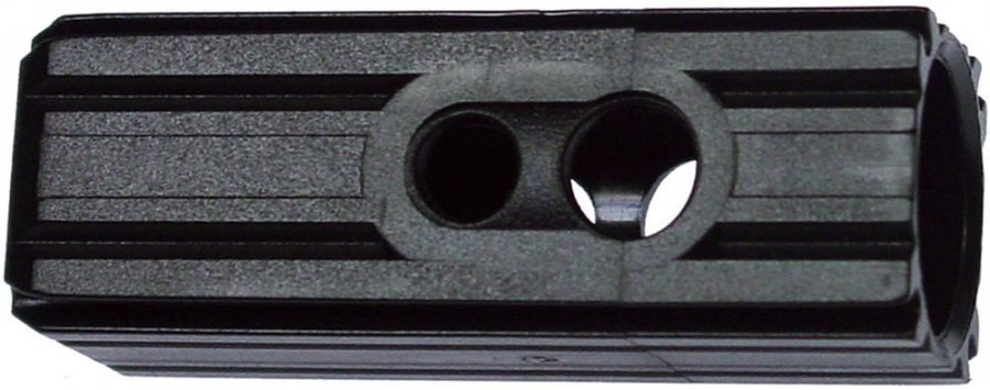 Sleeve polyamide ID ø 18x15mm L 62mm M10x1.5 suitable for square pipes - 700351