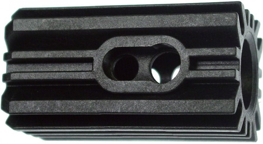  Sleeve polyamide ID ø 18mm L 62mm M10x1.5 suitable for square pipes - 700353