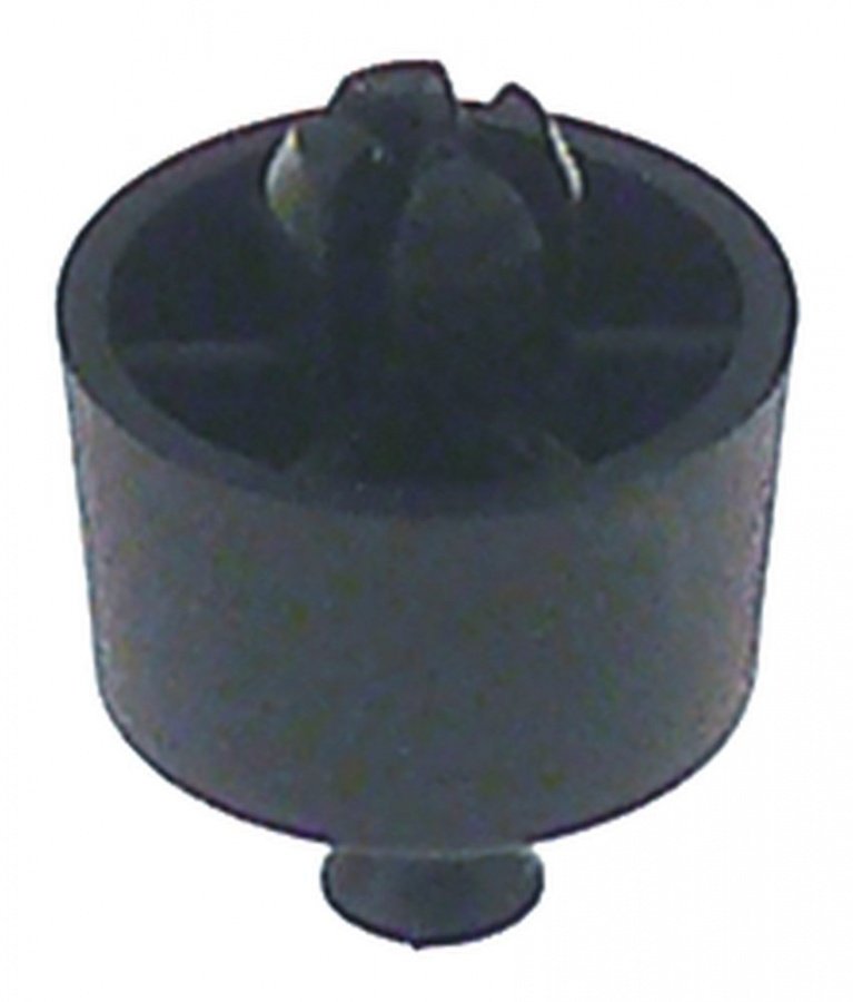 Equipment foot ø 20mm H 12mm mounting ø 7,5mm overall height 18mm plastic Qty 1 pcs - 700391