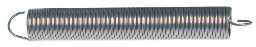 Tension spring ø 19,4mm total length 145mm wire gauge ø 1,6mm - 700516