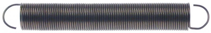 Tension spring ø 19,6mm total length 145mm wire gauge ø 1,6mm - 700522
