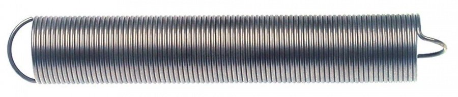 Tension spring ø 18,3mm total length 116mm wire gauge ø 1,3mm - 700523