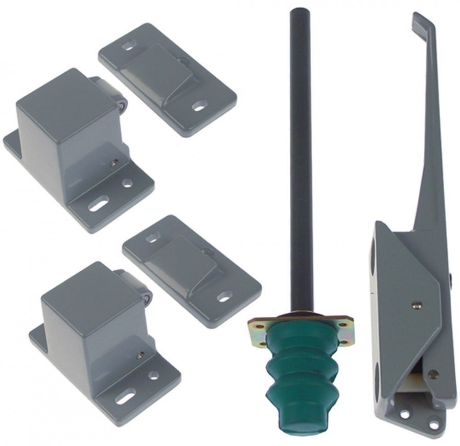 Walk-in fridge catch hinging right locking version multipoint lock type 1221 - 700614