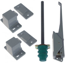 Walk-in fridge catch hinging right locking version multipoint lock type 1221 - 700614