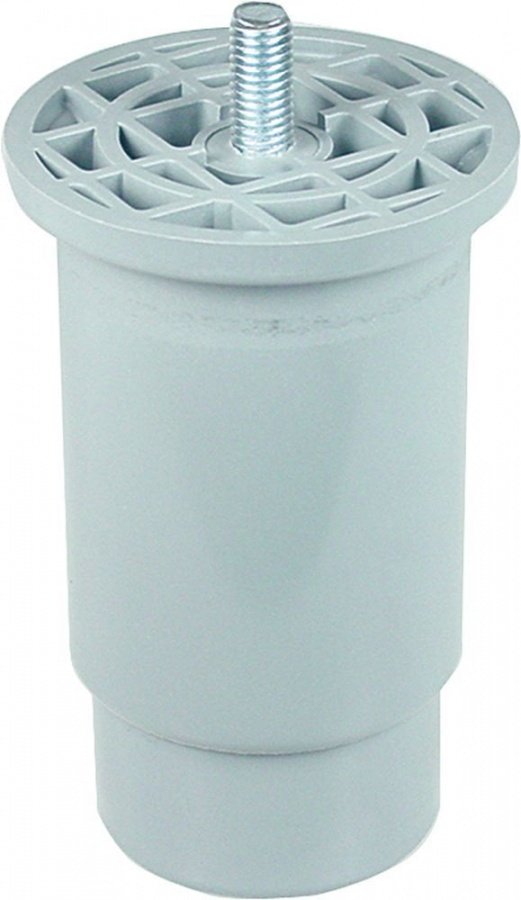  Equipment foot tube ø 80mm thread M10 H 115-180mm plastic Qty 5 pcs - 700621