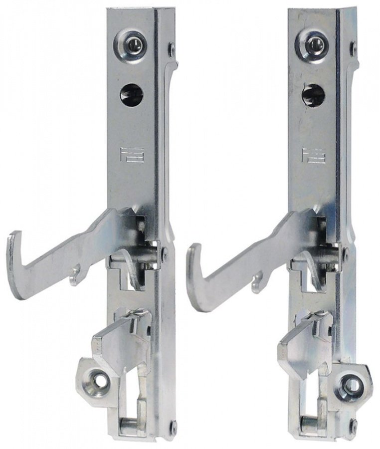 Oven hinge W 20mm mounting ear position left/right mounting distance 120mm spring length 57mm - 700630