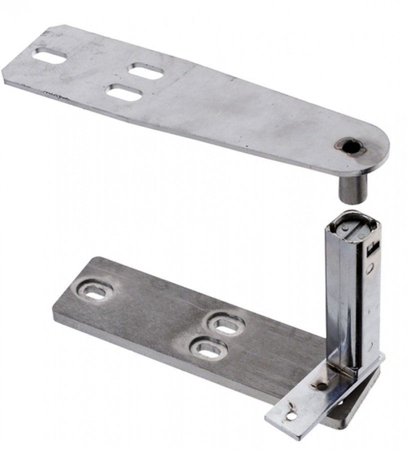  Spring assisted hinge stainless steel complete - 700641