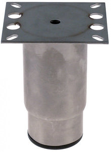 Equipment foot tube ø 64mm SS hole distance 70x80mm H 135-200mm size 2" - 700742