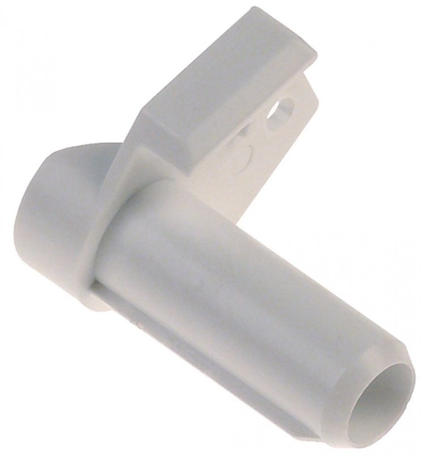 Bush for hinge ø 14mm L 46mm mounting pos. right white - 700753