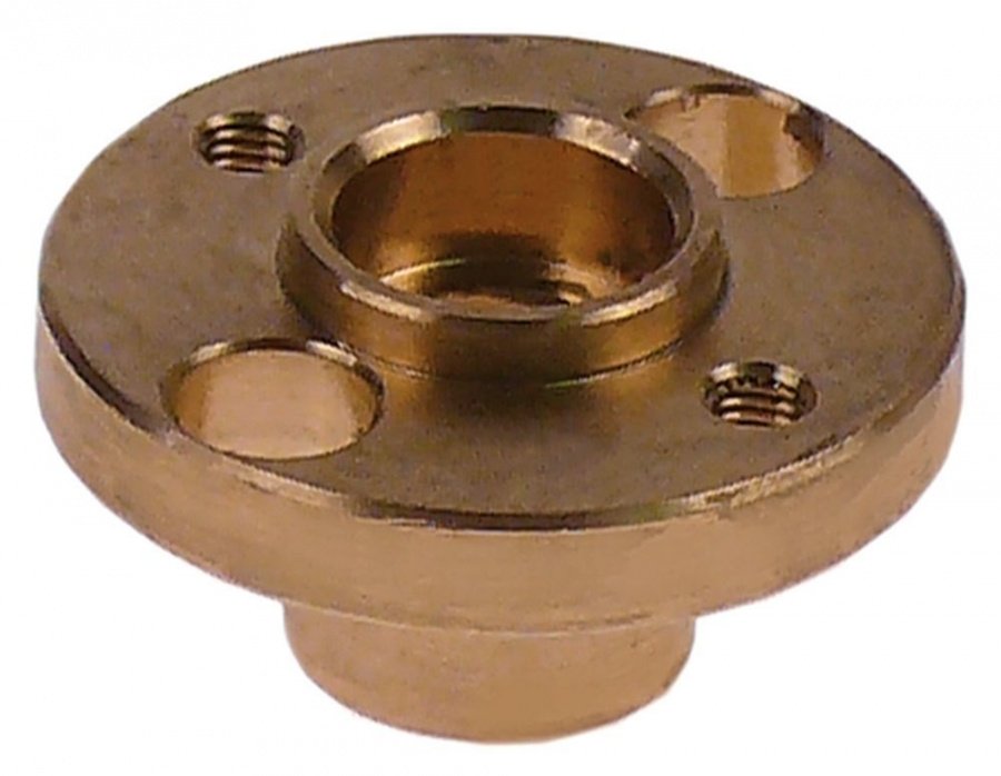 Bearing ø 44mm for door latch H 23mm ID ø 11mm thread M5 brass - 700762