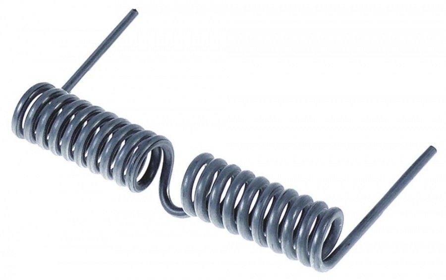 Torsion spring ø 20mm L1 69mm L2 119mm L3 69mm wire gauge ø 3,6mm - 700822