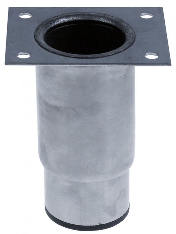 Equipment foot tube ø 64mm SS hole distance 56x78mm H 130-185mm size 2 1/2" - 700823