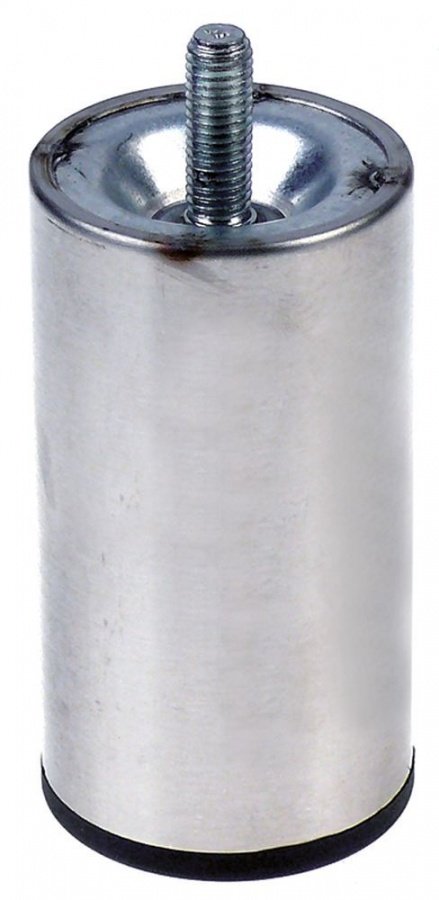Equipment foot tube ø 59mm thread M10 H 94-140mm stainless steel Qty 1 pcs - 700826