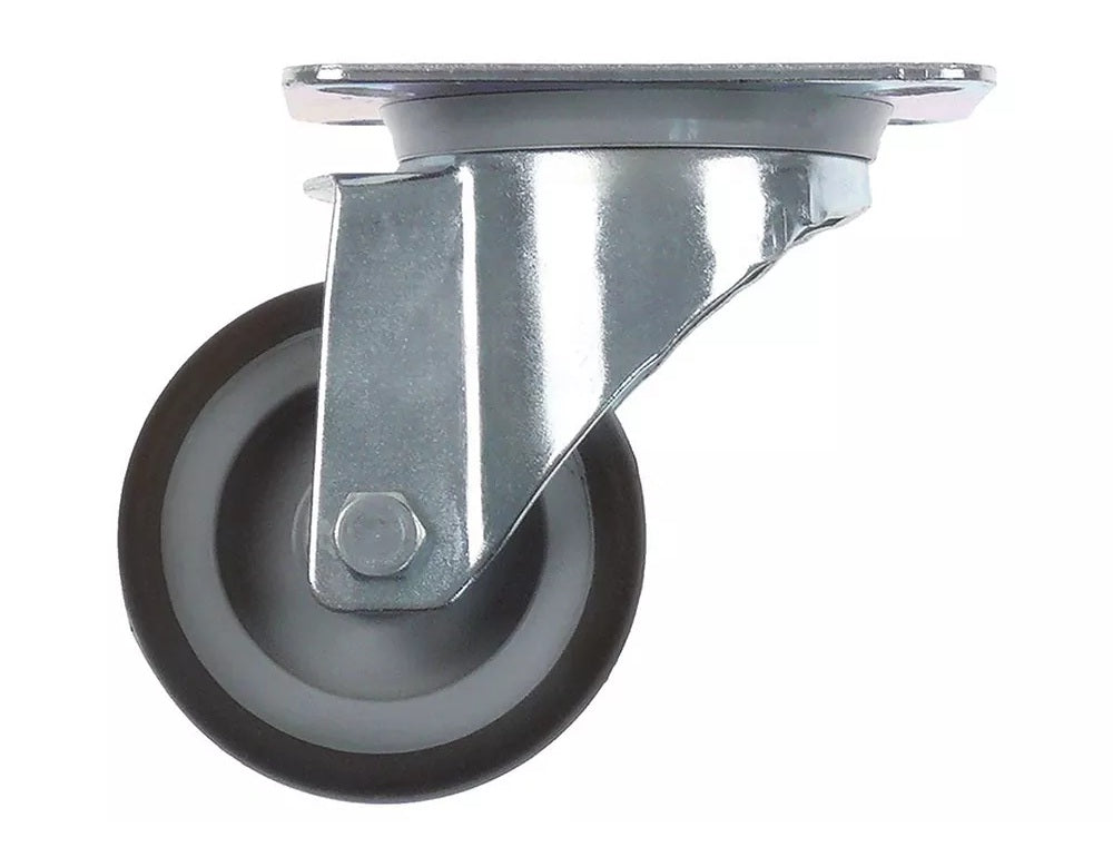 Swivel castor with flange plate without brake ø 80mm - 700852