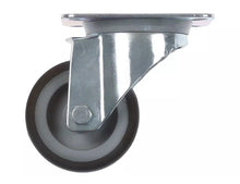 Swivel castor with flange plate without brake ø 80mm - 700852