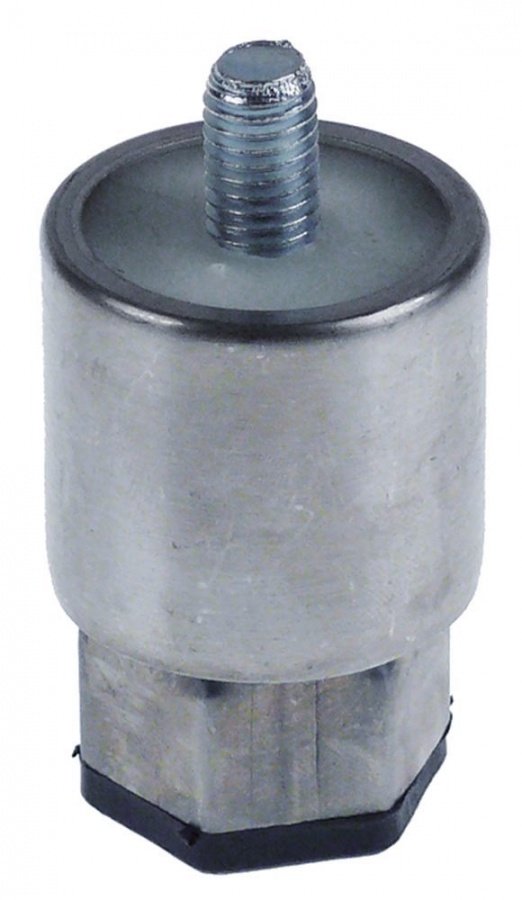 Equipment foot thread M10 tube ø 38mm SS H 55/60mm size 1 1/2" WS 29 capacity 200kg thread L 15mm - 700858