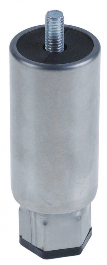 Equipment foot thread M8 tube ø 38mm SS H 82-100mm size 1 1/2" WS 29 thread L 15mm Qty 1pcs - 700859