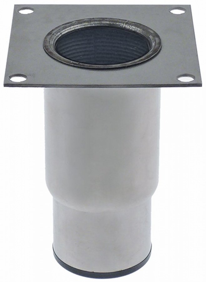 Equipment foot tube ø 64mm SS hole distance 85x85mm H 135-190mm size 2 1/2" - 700862