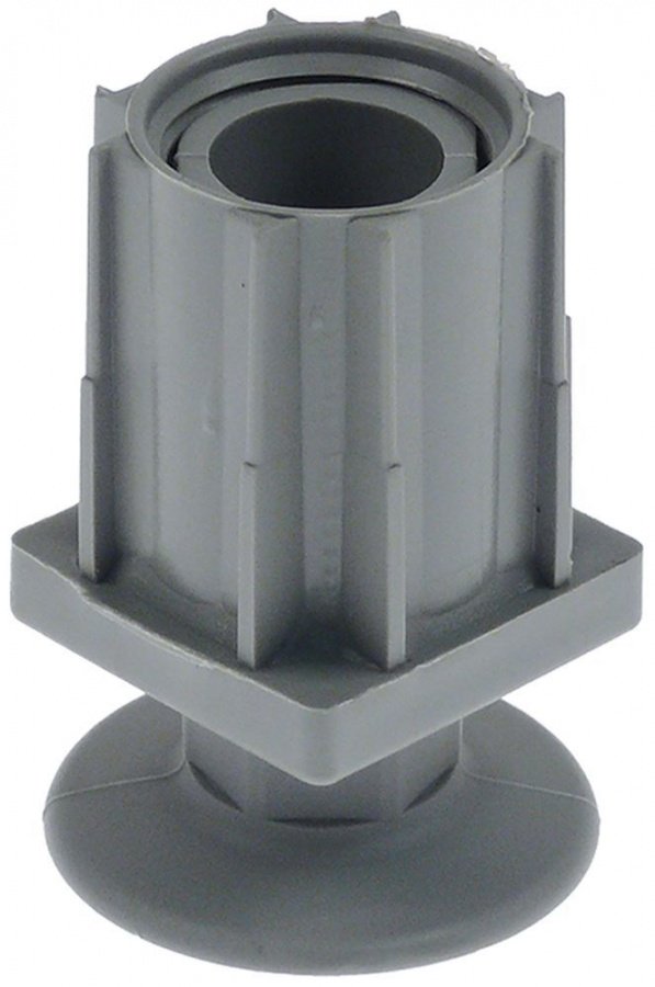 Equipment foot plastic H 26-56mm thickness 1.2-1.5mm pipe type 40x40 Qty 1pcs - 700870