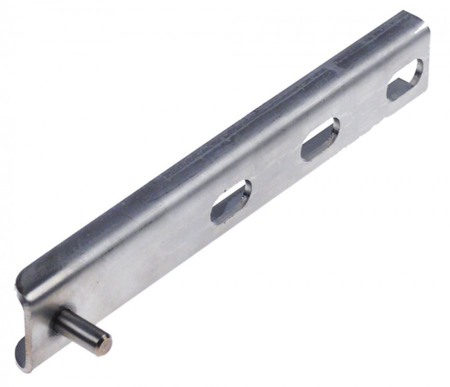  Hinge with bolt mounting pos. bottom L 175mm shaft ø 7mm - 700896