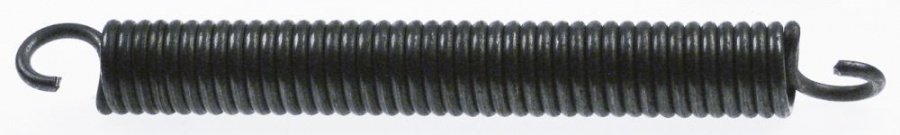  Tension spring ø 18mm total length 164mm wire gauge ø 2mm L1 17mm L2 130mm L3 17mm - 700897