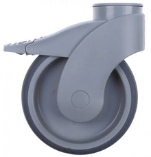  Swivel castor with brake ø 125mm bolt hole 11mm bolt hole ø 11mm housing plastic capacity 110kg - 700913