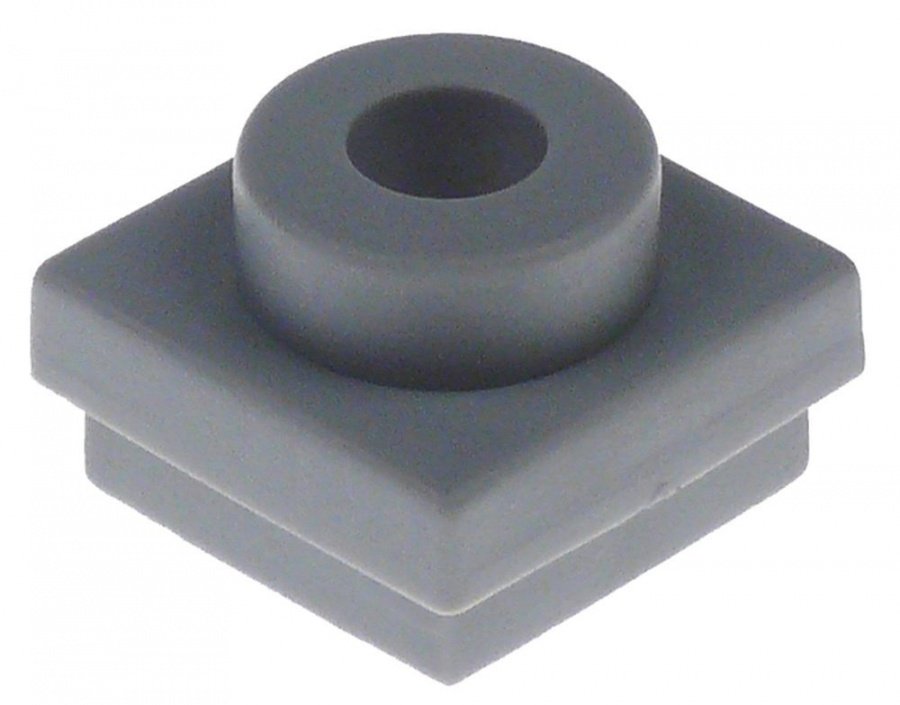 Bucsa suport pentru balama ø 18 mm, int. ø 8 mm, montare 22x22 mm, H 18 mm, pozitie jos - 700933