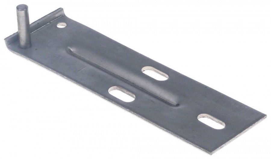  Hinge old edition mounting pos. bottom right L 132mm W 38mm H 6mm - 700949