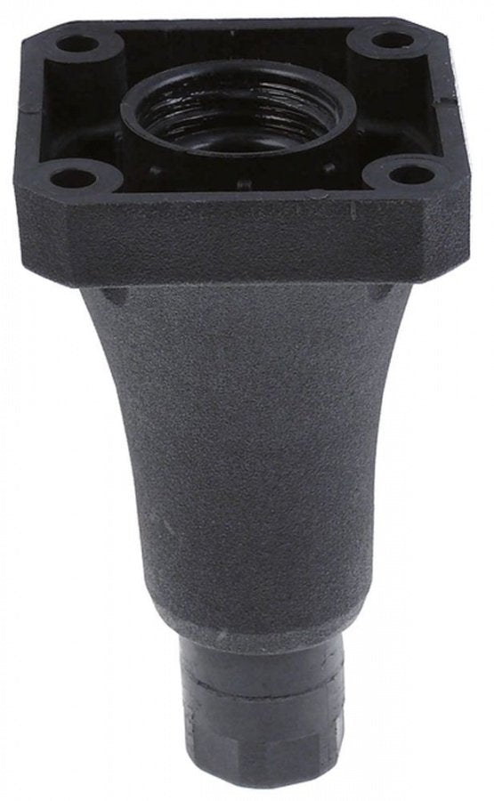 Equipment foot plate size 95x95mm hole distance 70x70mm H 155-210mm plastic - 701003