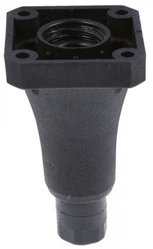 Equipment foot plate size 95x95mm hole distance 70x70mm H 155-210mm plastic - 701003