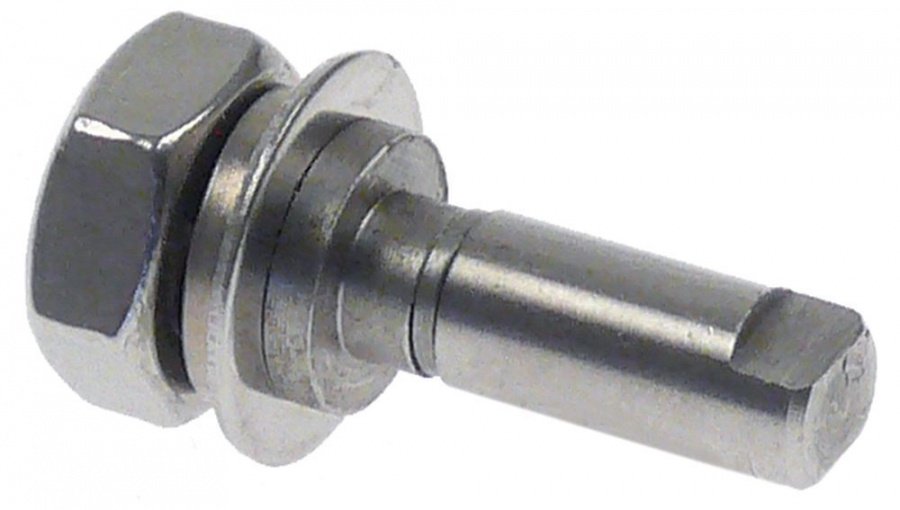 Bolt for door ø 5/7mm L 32,4mm thread M8x1.25 mounting pos. upper with nut - 701032