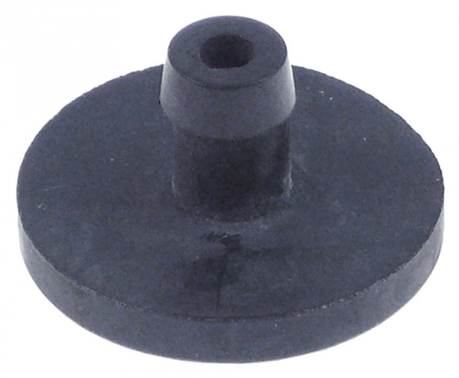  Equipment foot push-in (pluggable) ø 35mm H 5mm mounting ø 9,5mm overall height 19mm rubber - 701046