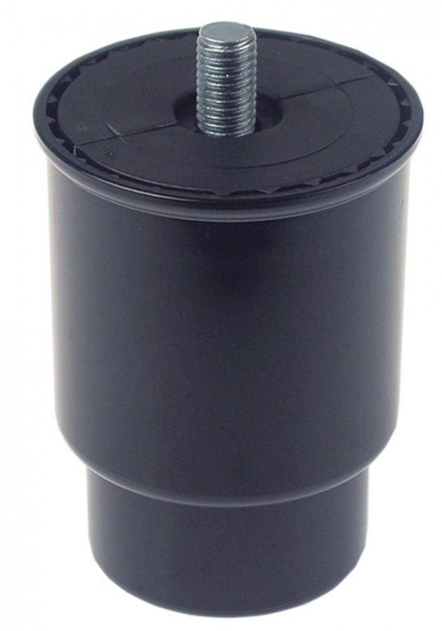 Picior reglabil filet M10 ø țeavă 60mm plastic Î 75-110mm mărime 2 1/3" L filet 20mm P 1bucată - 701080