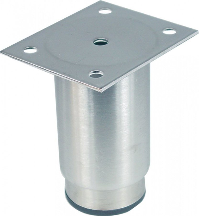 Equipment foot tube ø 64mm SS hole distance 55x75mm H 120-180mm size 2" - 701089