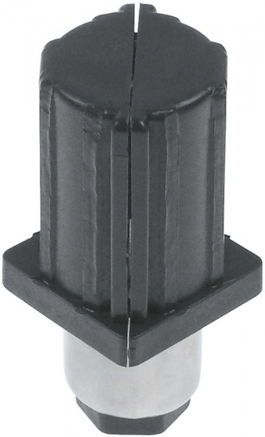 Equipment foot pipe type 40x40 thickness 1,2mm H 37-67mm plastic/SS Qty 30 pcs - 701095